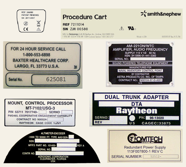 Serialized labels